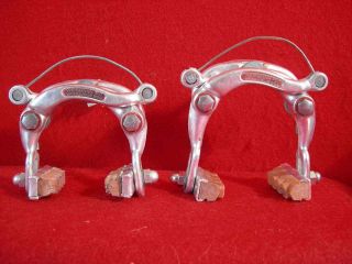 Vintage Weinmann 610 / 750 Brake Calipers Front,  Rear Red Label Road