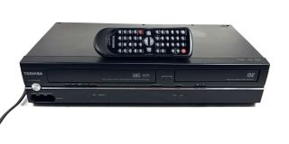 Toshiba Sd - V296 - K - Tu Dvd & Vhs Vcr Combo Player Vhs Recorder With Remote