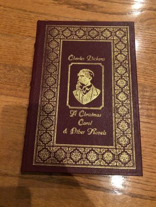 Charles Dickens - A Christmas Carol & Other Novels C1967 Easton Press Leather