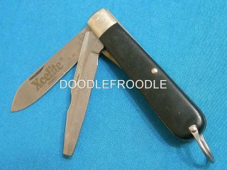 Vintage Camillus York Tl29 Electricians Radio Signal Corps Knife Knives Old