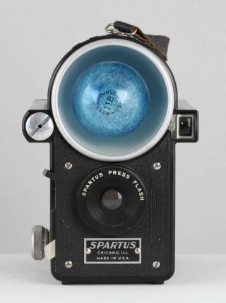 Spartus Press Flash 120 Film Box Camera Circa 1939 - 1950