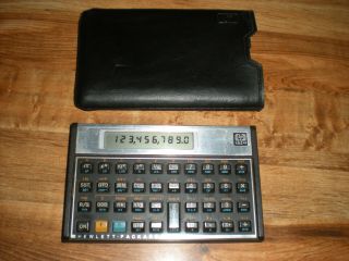 Hewlett Packard Hp 11c Scientific Calculator With Case