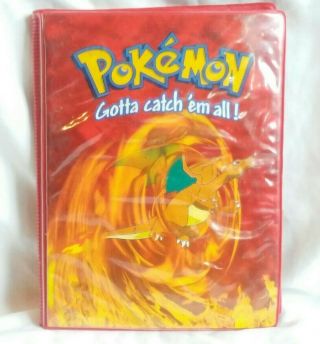 Vintage Toysite Pokemon Trading Card Binder Charizard - With Mixed 50,  Cards
