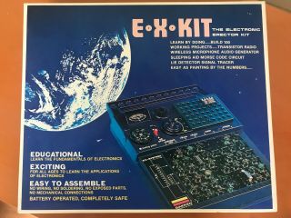 Vintage Gakken E X 100 Electronic Experimentor Set From The 70 