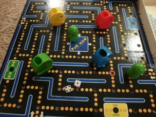 Vintage 1980 Milton Bradley Pac - Man Board Game Complete