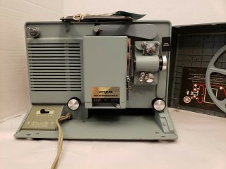 Vintage Argus Showmaster Model S - 500A Movie 8MM Projector Reel Case 3