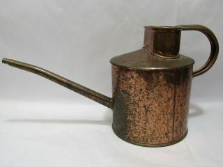 Vintage Made In Birmingham England Copper Indoor Plant Watering Can