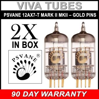 Gain Matched Pair (2) Psvane 12ax7 - T Mkii Mark Ii Vacuum Tubes Ships From Us