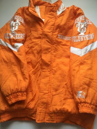 Tennessee Volunteers Vtg Starter Jacket Size Xl Mens Orange 1990s Ncaa