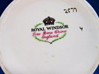 2 Vintage Royal Windsor Fine Bone China England Coffee Tea Mug Cup 5