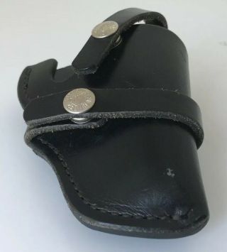 Vintage Black Leather BUCHEIMER Holster Perfect Fit Model B1 for S&W Model J 3