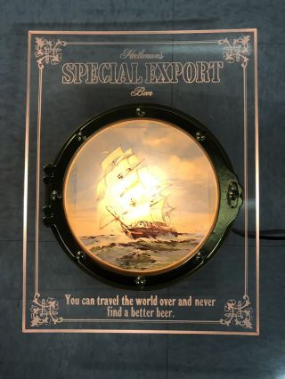 Vintage Heileman’s Special Export Lighted Beer Sign