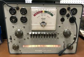 Vintage Allied Radio - Knight Tube Tester Chicago Made In U.  S.  A.