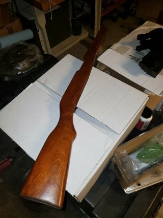 Vtg Military Wood Rifle Gun Stock Sks 482321 Sling Mount