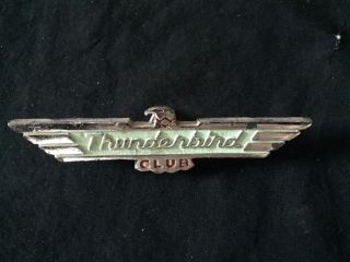 Vintage Ford Thunderbird Club Emblem