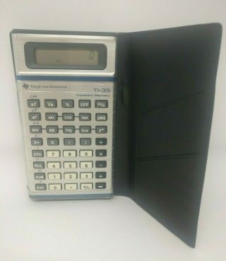 VTG Texas Instruments Calculator TI - 35X Scientific w/ Case Made in USA 2