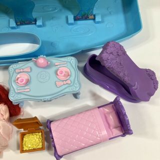 Vtg The Little Mermaid Disney Pop - Up Princess Ariel Castle Playset W Dolls 5