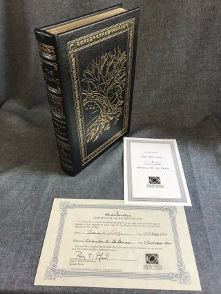 Ursula K.  Le Guin The Telling Signed,  Limited Numbered 1st Edition Easton Press