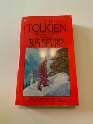 1983 The Return Of The King By J.  R.  R.  Tolkien Ballantine Paperback