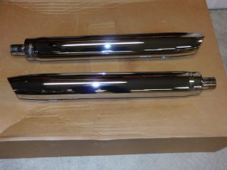 2014 - 19 Indian Motorcycles Chief Vintage Classic Oem Chrome Exhaust Mufflers