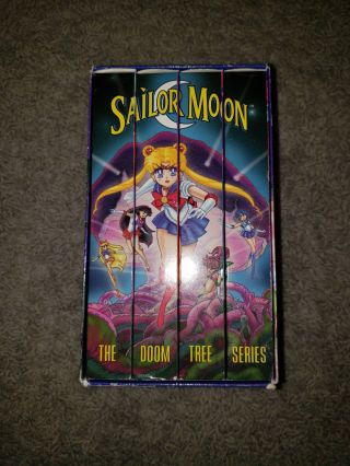 Vintage 1997 Sailor Moon: The Doom Tree Series - Four Volume Vhs Box Set