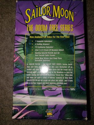 Vintage 1997 Sailor Moon: The Doom Tree Series - Four Volume VHS Box Set 4