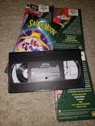 Vintage 1997 Sailor Moon: The Doom Tree Series - Four Volume VHS Box Set 8