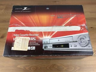 Zenith VCS442 4 - Head Video Cassette Recorder HiFi Stereo With Remote 3
