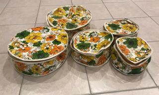Vintage Floral China Zippered Vinyl Storage For Dishes Plates Mugs Foam Inserts