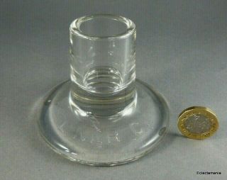 Vintage L.  N.  E.  R.  Co.  Railway Advertising Glass Match Or Toothpick Holder