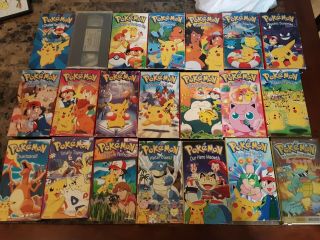 Pokemon Season 1 Vintage Vhs 1 - 20 And Squirtle Squad