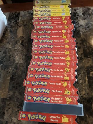 Pokemon Season 1 Vintage VHS 1 - 20 and Squirtle Squad 2