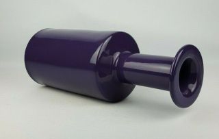 Large Vintage 1980 ' s/1990 ' s Stunning Purple Vase Stylish Design MCM Fat Lava Era 4