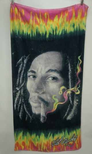 Vintage Bob Marley Beach Towel Rasta