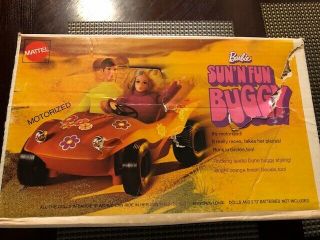 Vintage Barbie Doll Sun N Fun Buggy Car 1970 Mattel Vehicle