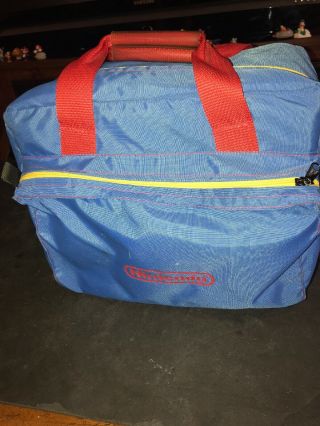 Official Vintage Nintendo Nes Soft Z Bag Console System Carrying Case Travel