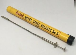 Vintage Kodak Metal Cable Release No.  5 Size 7 Inch (17.  8cm)