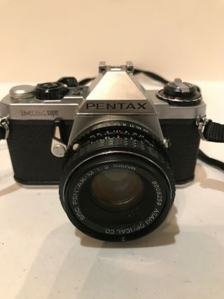 Vintage Pentax ME 35mm Camera with SMC Pentax - M Lens 1:2 50mm 2