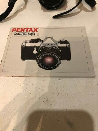 Vintage Pentax ME 35mm Camera with SMC Pentax - M Lens 1:2 50mm 7