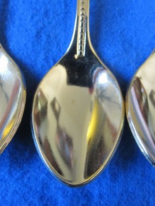 Vintage Mocca Spoon Set of 12 Gold Plated Camel Handle for Dessert Demitasse 4