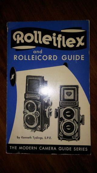 Vintage Rolleiflex Camera,  Rolleicord Pamphlet Pocket Guide Book 1952
