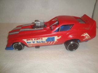 Vintage 1976 Ideal Evel Knievel Funny Car Toy King Of The Stuntmen
