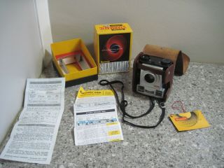 Vintage Kodak Brownie Starmatic Camera W/leather Pouch & Box -