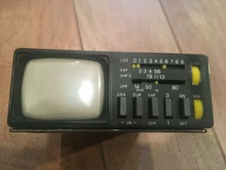 Sinclair Micro Vision Mtv1 Pocket Television Portable Tv