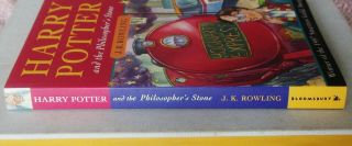 J.  K.  Rowling HARRY POTTER AND THE PHILOSOPHER ' S STONE 1st/43rd Bloomsbury pb 3