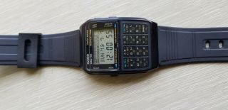 Vintage Casio Data Bank Calculator Watch Dbc - 62 Made In Korea