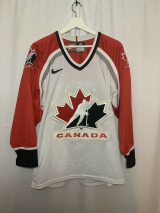 1998 Team Canada Olympic Hockey Jersey Nike Vintage Vtg Mens Medium S