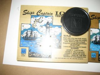 Sea Captain Vintage Venture Game Litho Wood Puzzle,  Set Iq Tester