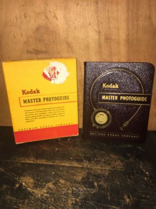 Kodak Master Photoguide 1951 Vintage Pocket - Size With Box.