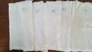 6 Vintage Curity Cotton Gauze Diapers 3